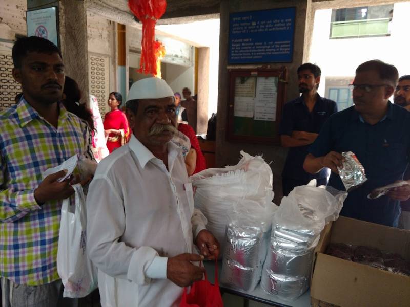 Ration Distribution to cancer...